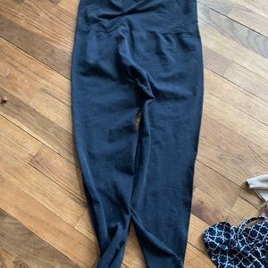 Used blue leggings, thick size L/XL
